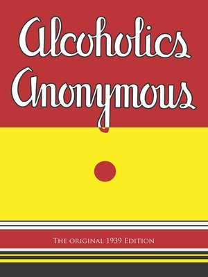 cover image of Alcoholics Anonymous